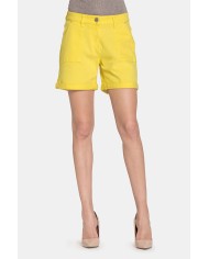 SHORT IN JEANS COLOR STRETCH. MOD. 757. Vita regolare e gamba morbida.