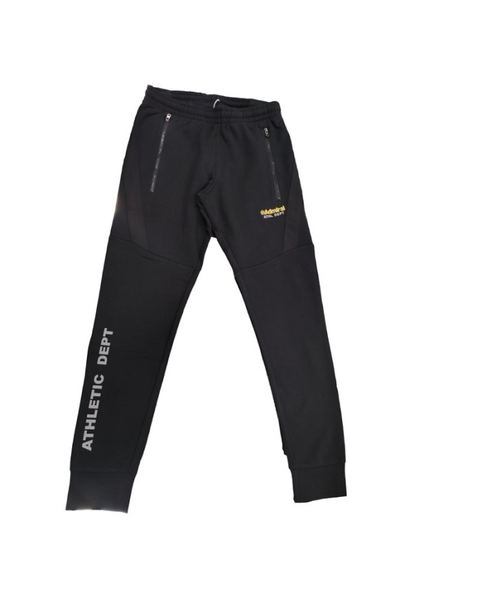 Pantalone da Uomo Admiral Athletic AD2667AW007 Nero Felpato
