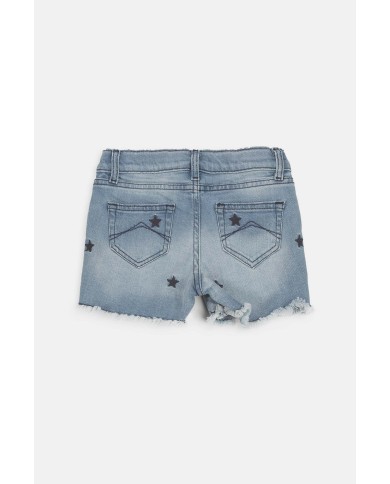 JEANS CORTO STRETCH, MOD. 757. Vita regolare e gamba regolare.