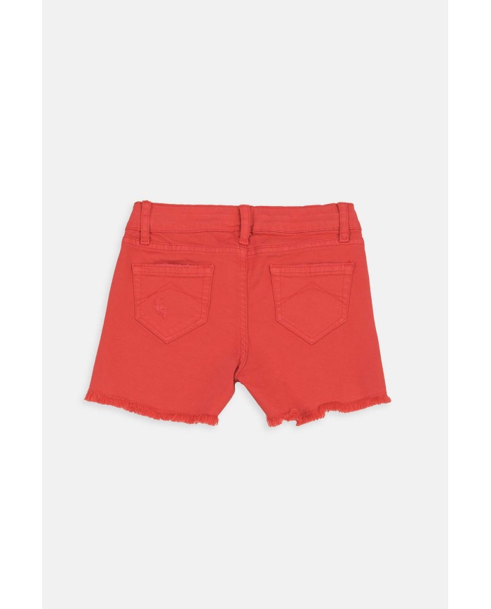 PANTALONE CORTO SUPER STRETCH 9 oz. Vita regolare e gamba regolare.