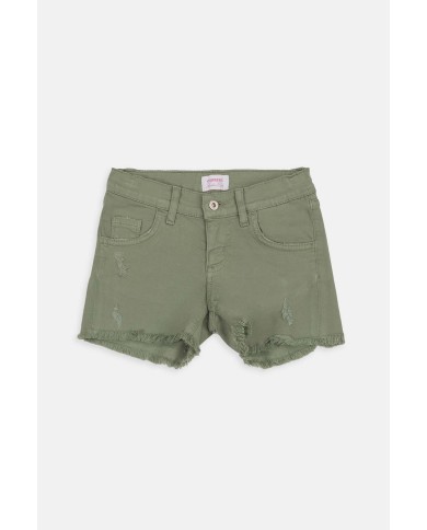 PANTALONE CORTO SUPER STRETCH 9 oz. Vita regolare e gamba regolare.