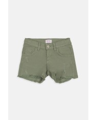 PANTALONE CORTO SUPER STRETCH 9 oz. Vita regolare e gamba regolare.