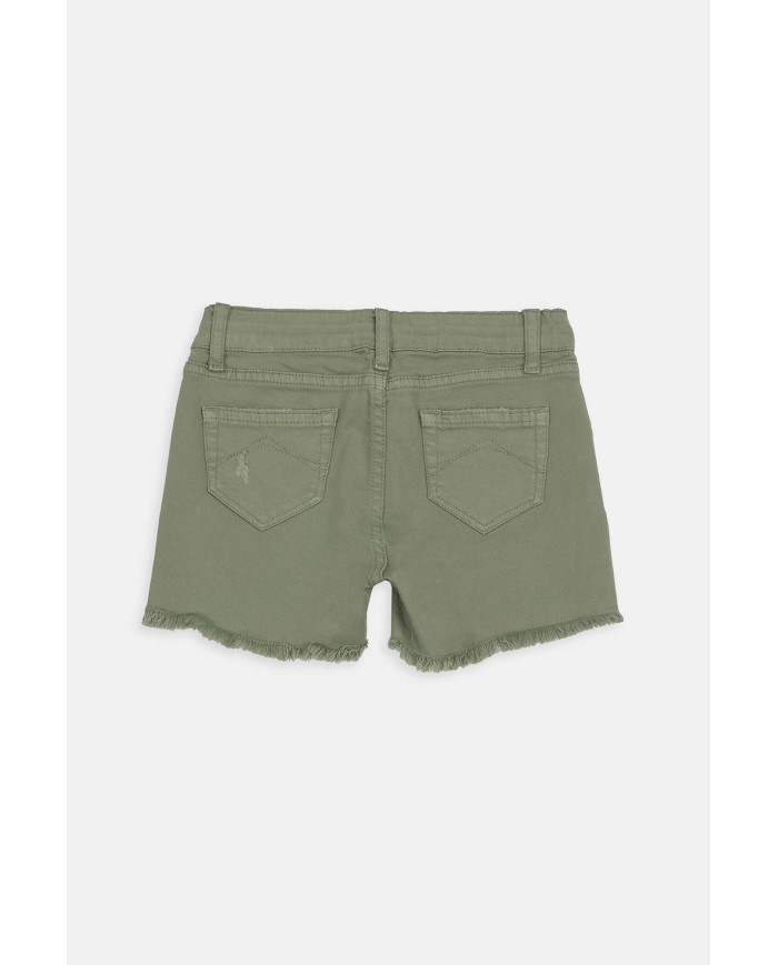 PANTALONE CORTO SUPER STRETCH 9 oz. Vita regolare e gamba regolare.