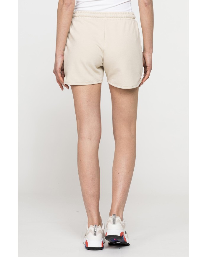 SHORTS IN FELPA CON CINTURA ARRICCIATA