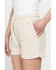 SHORTS IN FELPA CON CINTURA ARRICCIATA