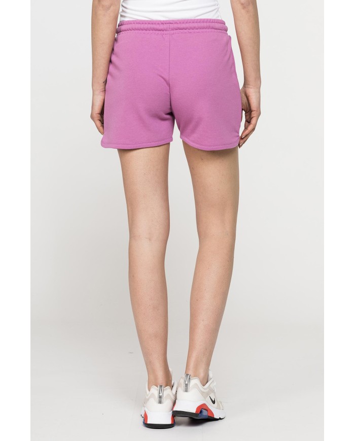 SHORTS IN FELPA CON CINTURA ARRICCIATA