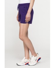 SHORTS IN FELPA CON CINTURA ARRICCIATA