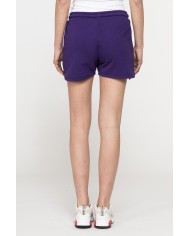 SHORTS IN FELPA CON CINTURA ARRICCIATA