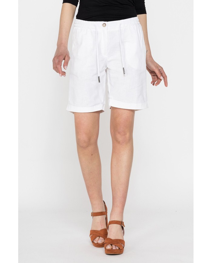 SHORTS IN MISTO LINO
