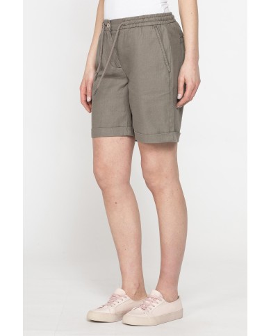 SHORTS IN MISTO LINO