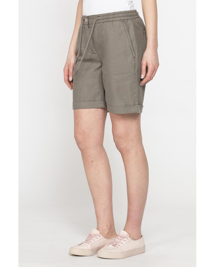 SHORTS IN MISTO LINO