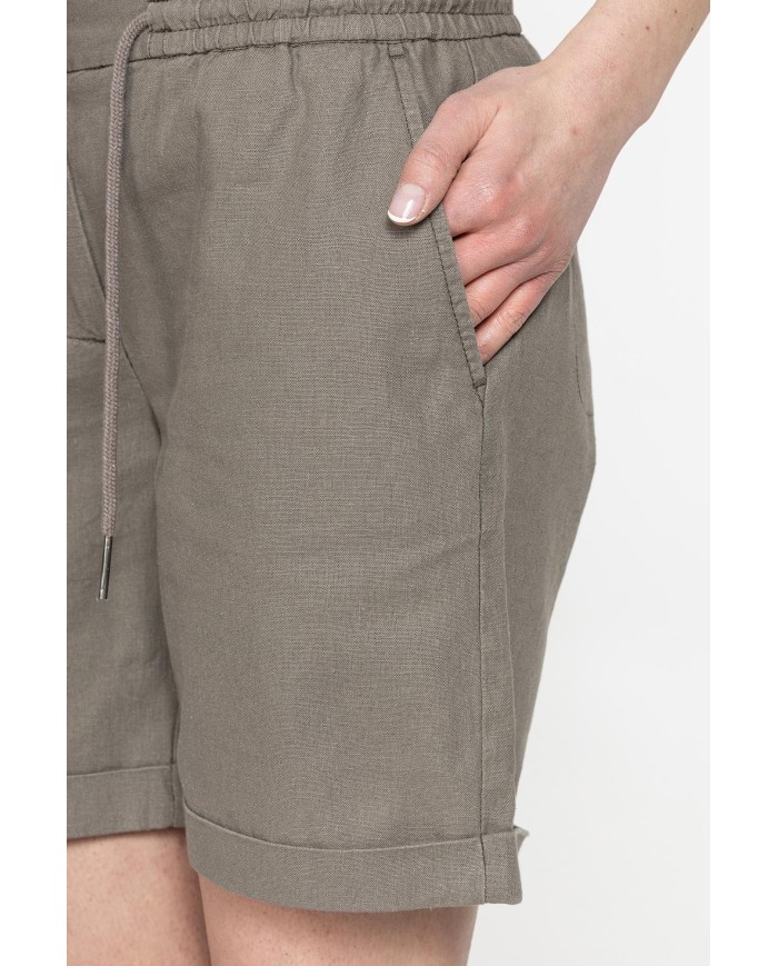 SHORTS IN MISTO LINO