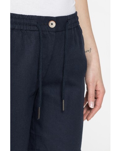 SHORTS IN MISTO LINO