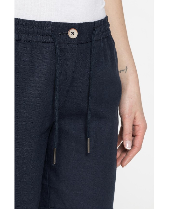 SHORTS IN MISTO LINO