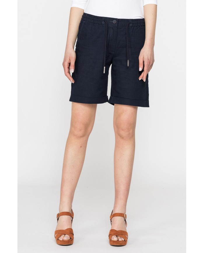 SHORTS IN MISTO LINO