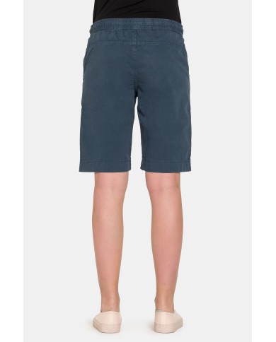 BERMUDA CON ELASTICO IN VITA 100% COTONE. Vita regolare