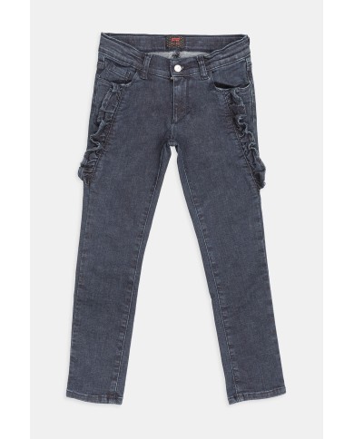 JEANS 5 TASCHE IN TESSUTO SUPER STRETCH. Vestibilità regolare.