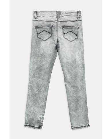 JEANS 5 TASCHE CON APPLICAZIONI SUI FIANCHI