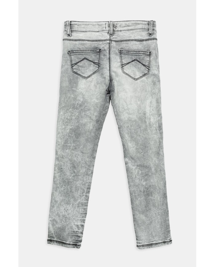 JEANS 5 TASCHE CON APPLICAZIONI SUI FIANCHI