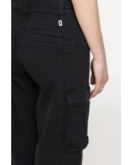 PANTALONE CARGO IN GABARDINA STRETCH