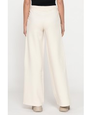 PANTALONE A PALAZZO IN FELPA