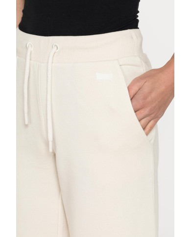 PANTALONE A PALAZZO IN FELPA