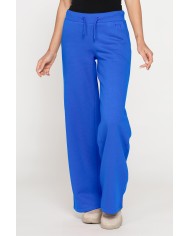 PANTALONE A PALAZZO IN FELPA