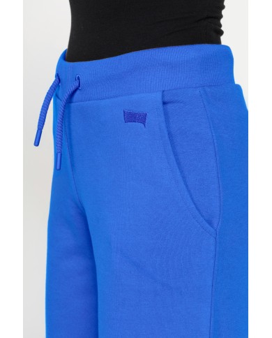 PANTALONE A PALAZZO IN FELPA