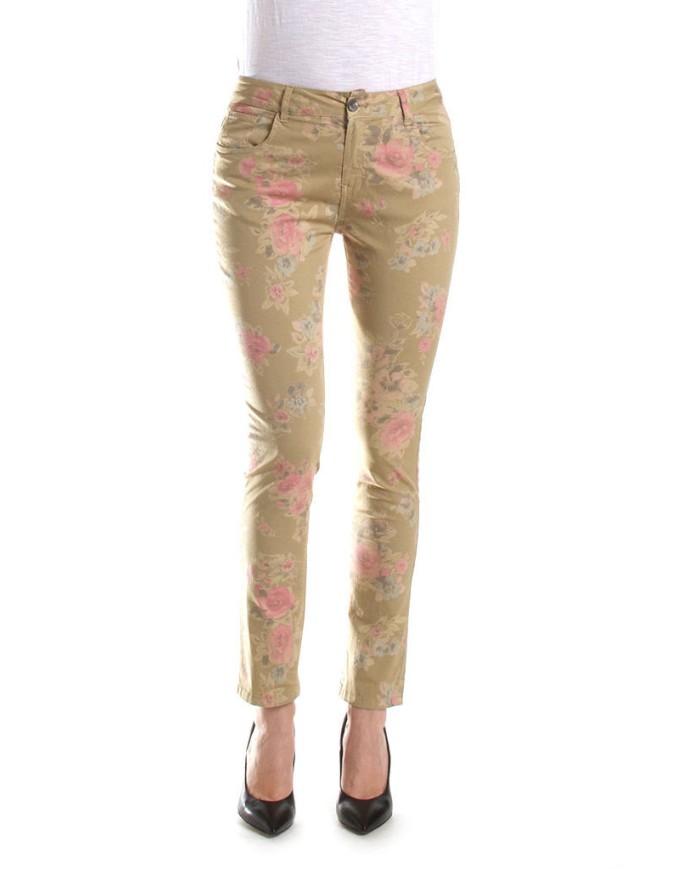 GABARDINA STRETCH MOD.765. Vita bassa e gamba stretta.