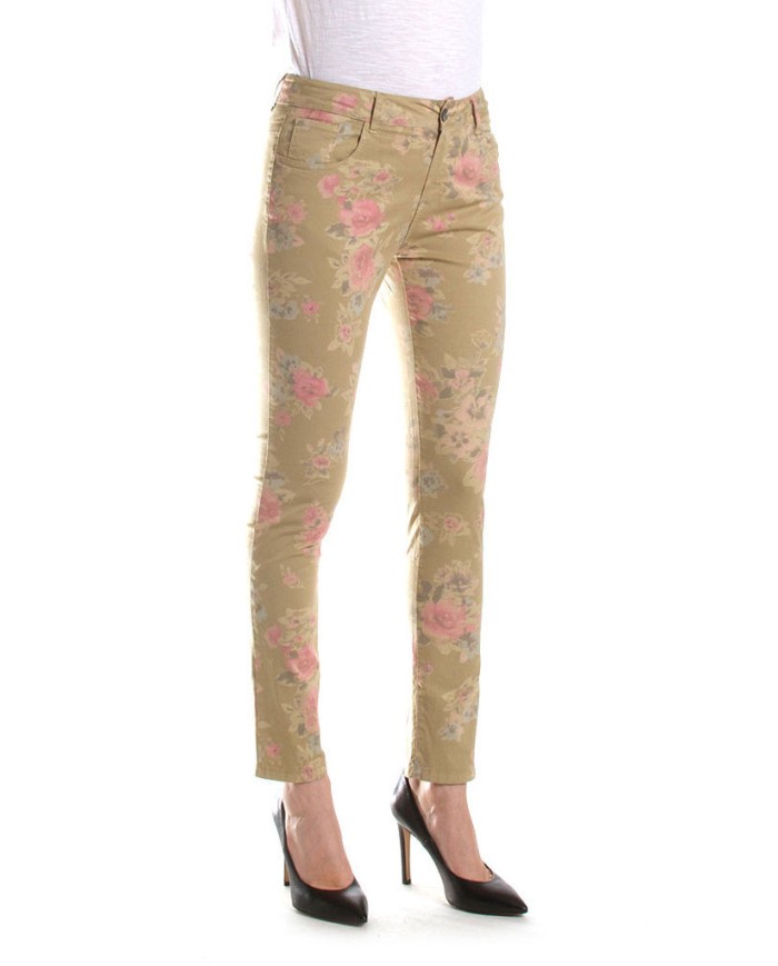 GABARDINA STRETCH MOD.765. Vita bassa e gamba stretta.