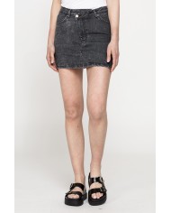 MINIGONNA IN DENIM STRETCH 12oz