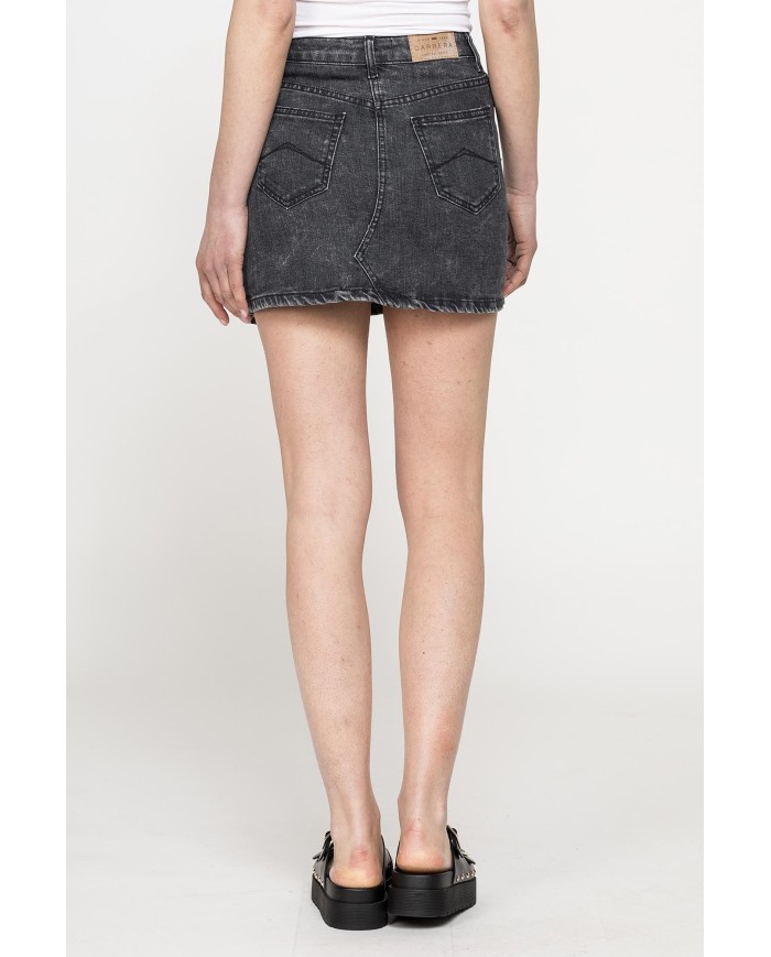 MINIGONNA IN DENIM STRETCH 12oz