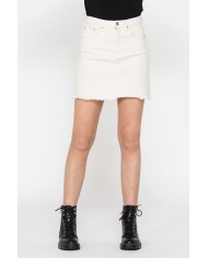 MINIGONNA IN BULL DENIM STRETCH