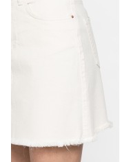 MINIGONNA IN BULL DENIM STRETCH