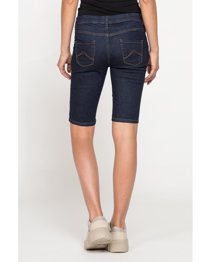 LEGG-JEANS CORTO IN TESSUTO SUPER STRETCH