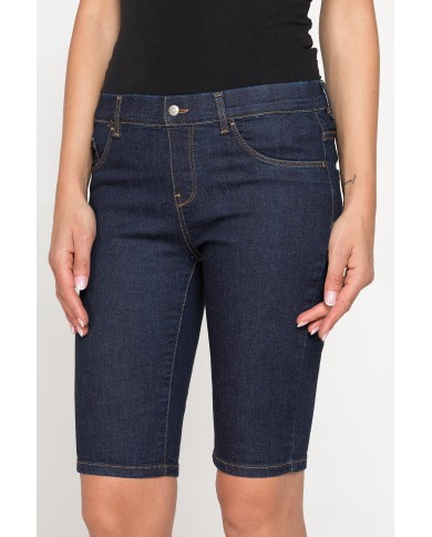 LEGG-JEANS CORTO IN TESSUTO SUPER STRETCH