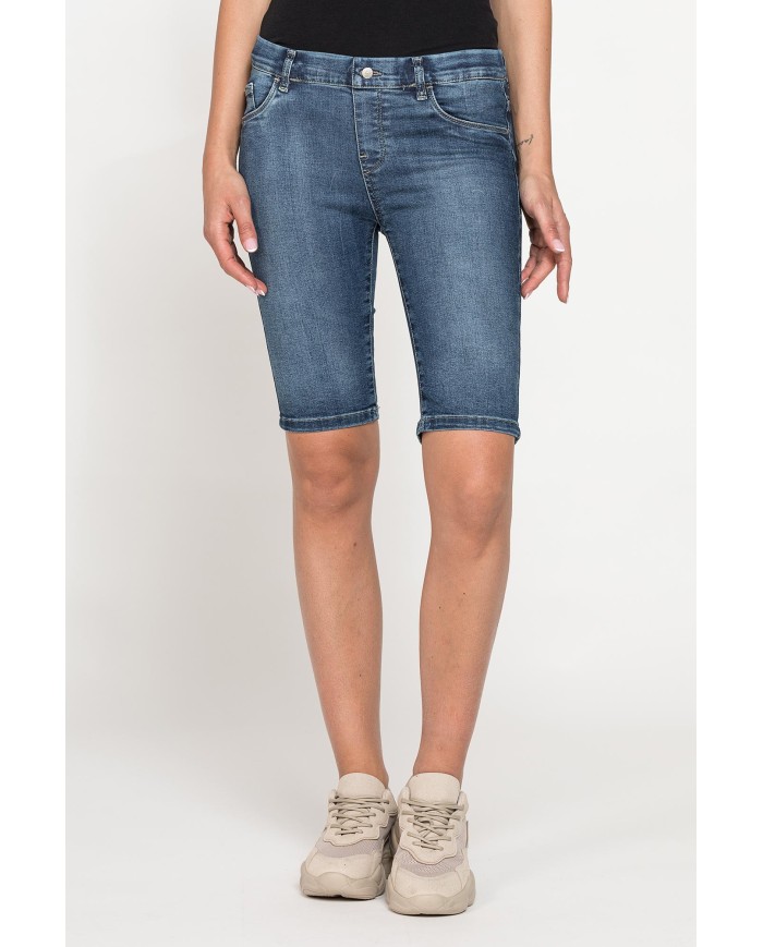 LEGG-JEANS CORTO IN TESSUTO SUPER STRETCH