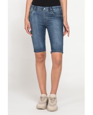 LEGG-JEANS CORTO IN TESSUTO SUPER STRETCH