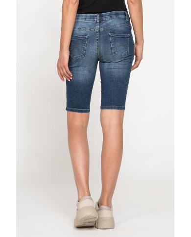 LEGG-JEANS CORTO IN TESSUTO SUPER STRETCH