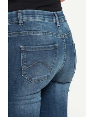 LEGG-JEANS CORTO IN TESSUTO SUPER STRETCH