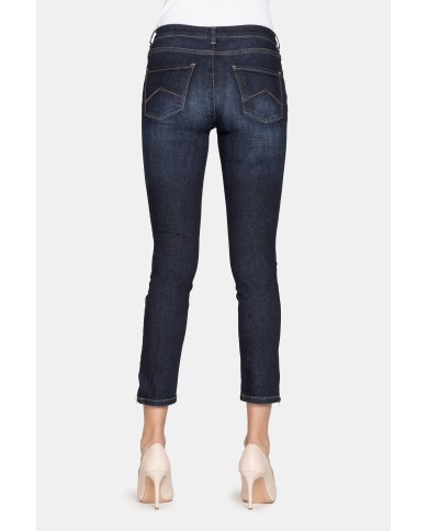 LEGG-JEANS SUPER STRETCH MOD 767. Vita regolare e gamba stretta.