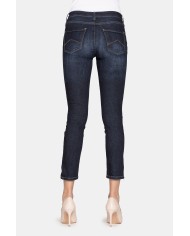 LEGG-JEANS SUPER STRETCH MOD 767. Vita regolare e gamba stretta.