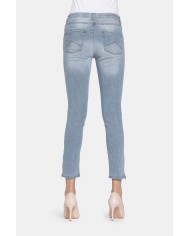 LEGG-JEANS SUPER STRETCH MOD 767. Vita regolare e gamba stretta.