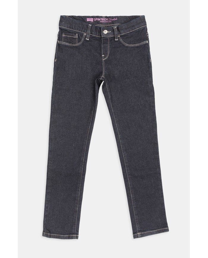 LEGG-JEANS SUPER STRETCH MOD 767. Vita regolare e gamba stretta.