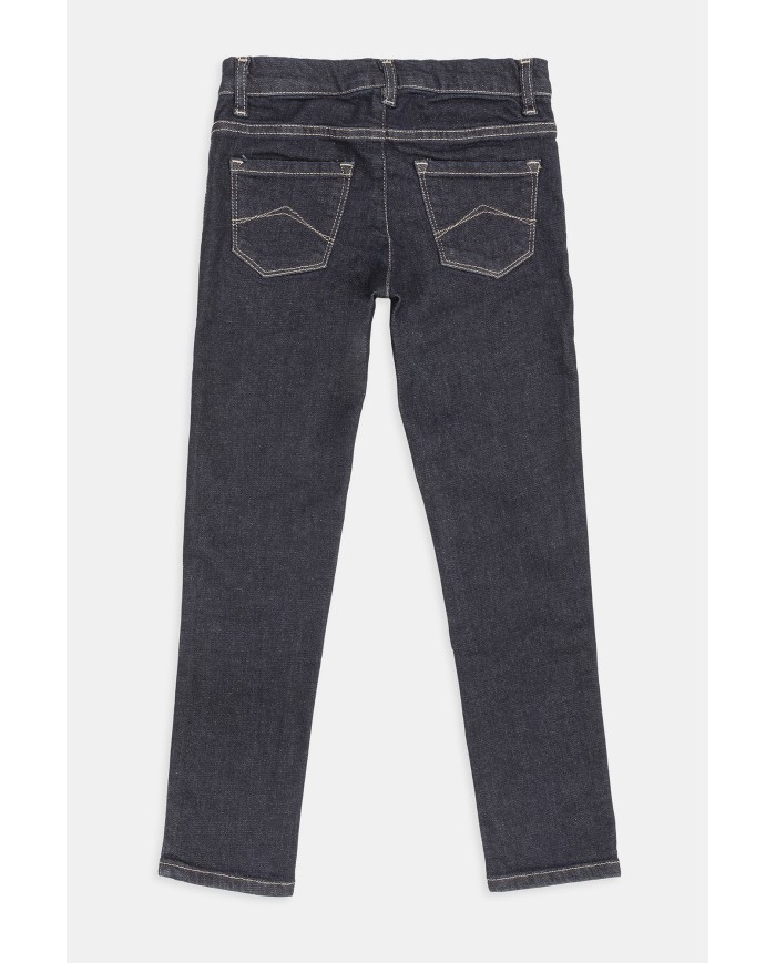 LEGG-JEANS SUPER STRETCH MOD 767. Vita regolare e gamba stretta.
