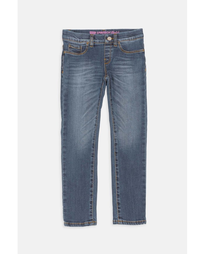 LEGG-JEANS SUPER STRETCH MOD 767. Vita regolare e gamba stretta.