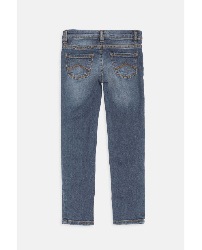 LEGG-JEANS SUPER STRETCH MOD 767. Vita regolare e gamba stretta.