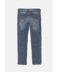LEGG-JEANS SUPER STRETCH MOD 767. Vita regolare e gamba stretta.