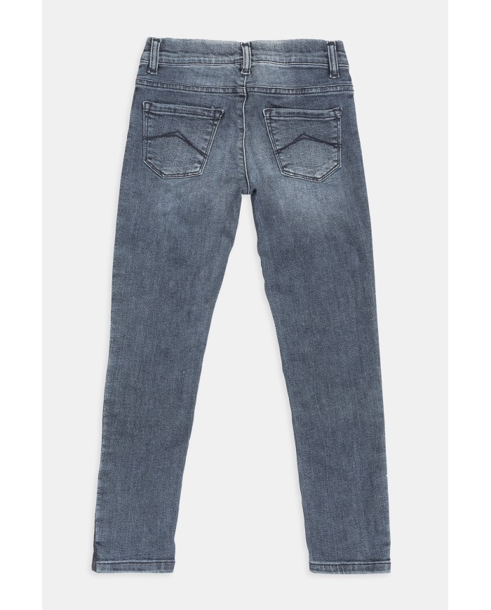 LEGG-JEANS SUPER STRETCH MOD 767. Vita regolare e gamba stretta.