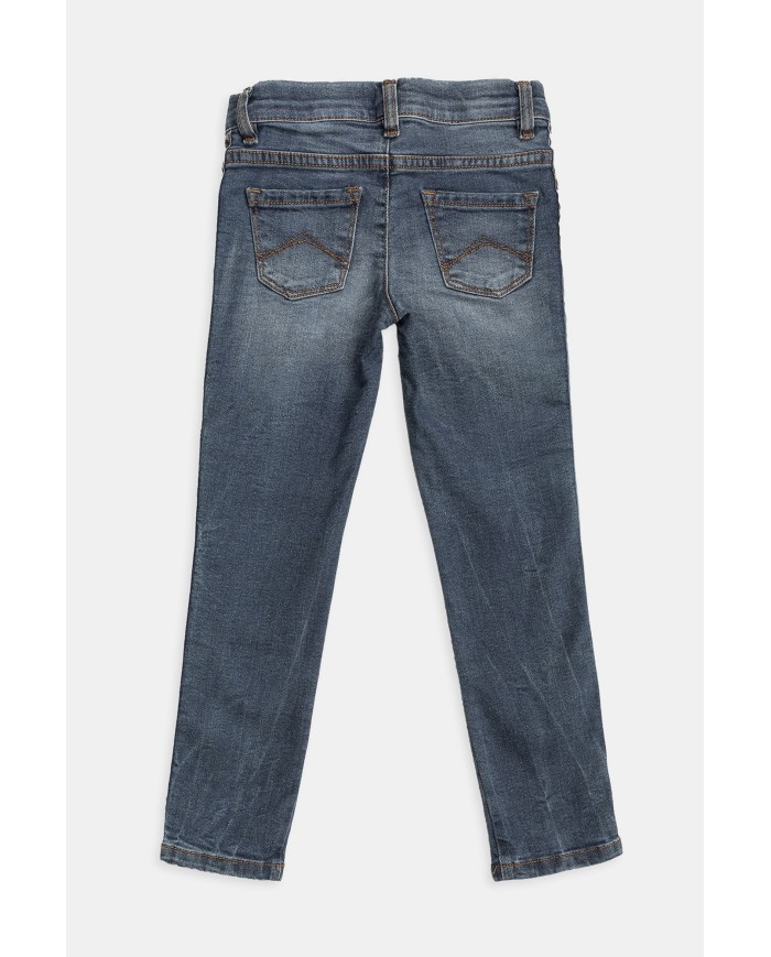 LEGG-JEANS SUPER STRETCH MOD 767. Vita regolare e gamba stretta.